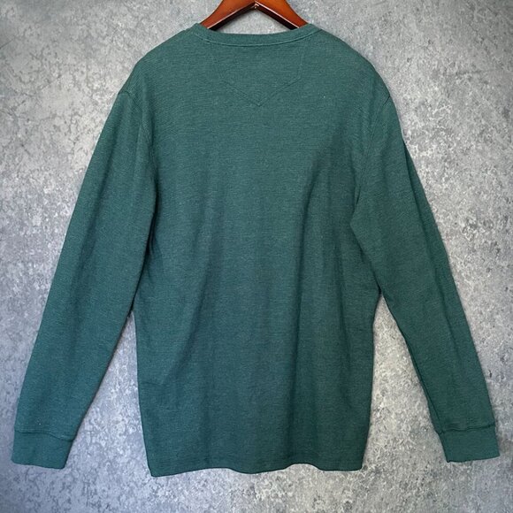 Eddie Bauer Knit Poly-Cotton Crewneck Pullover, Men's TL - Picture 2 of 4